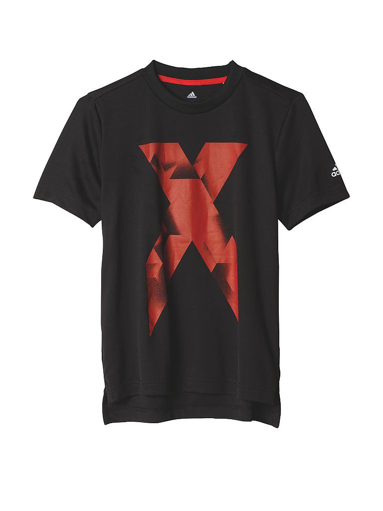 ADIDAS Kinder T Shirt X Graphic schwarz | 116 Schwarz Kinder Graphics Regulär | adidas AT